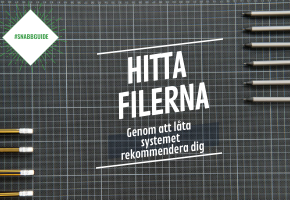 Visste du att Office 365 kan rekommendera filer du behöver men inte visste att de fanns?