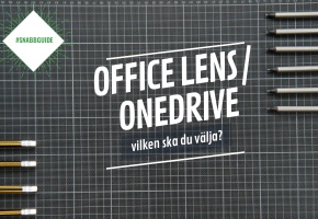 Office Lens vs OneDrive - vilken är bästa appen för att digitalisera whiteboardtavlan?